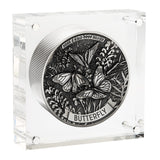 Australia Butterfly 2025 $60 2 Kilo Silver Antique Coin