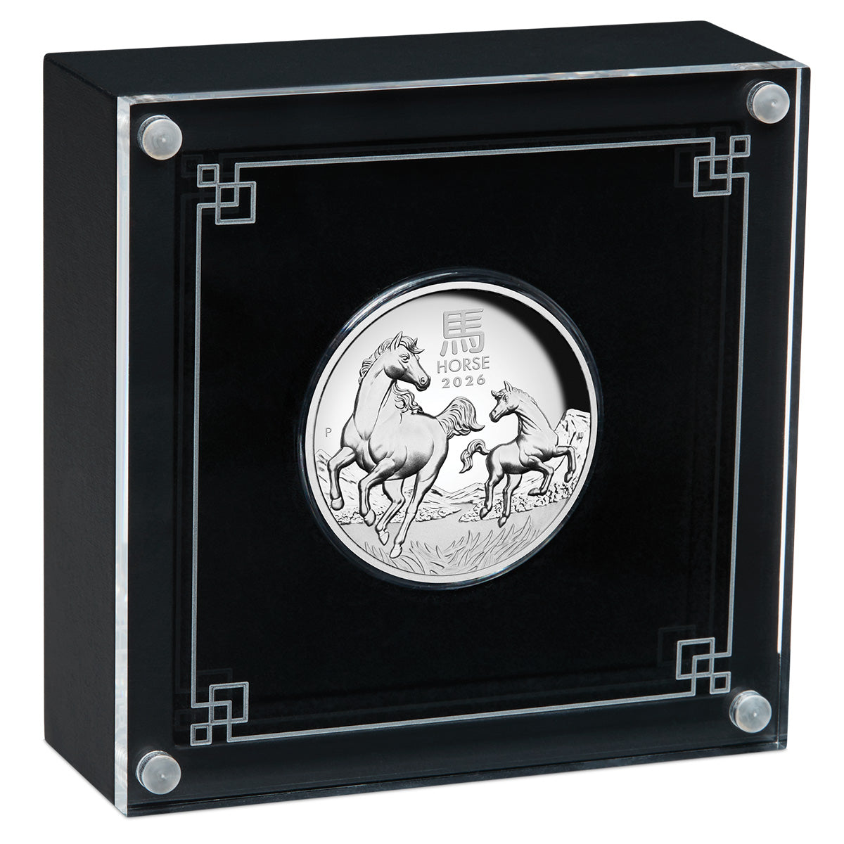 Australia Lunar Year of the Horse 2026 $1 High Relief 1oz Silver Proof Coin