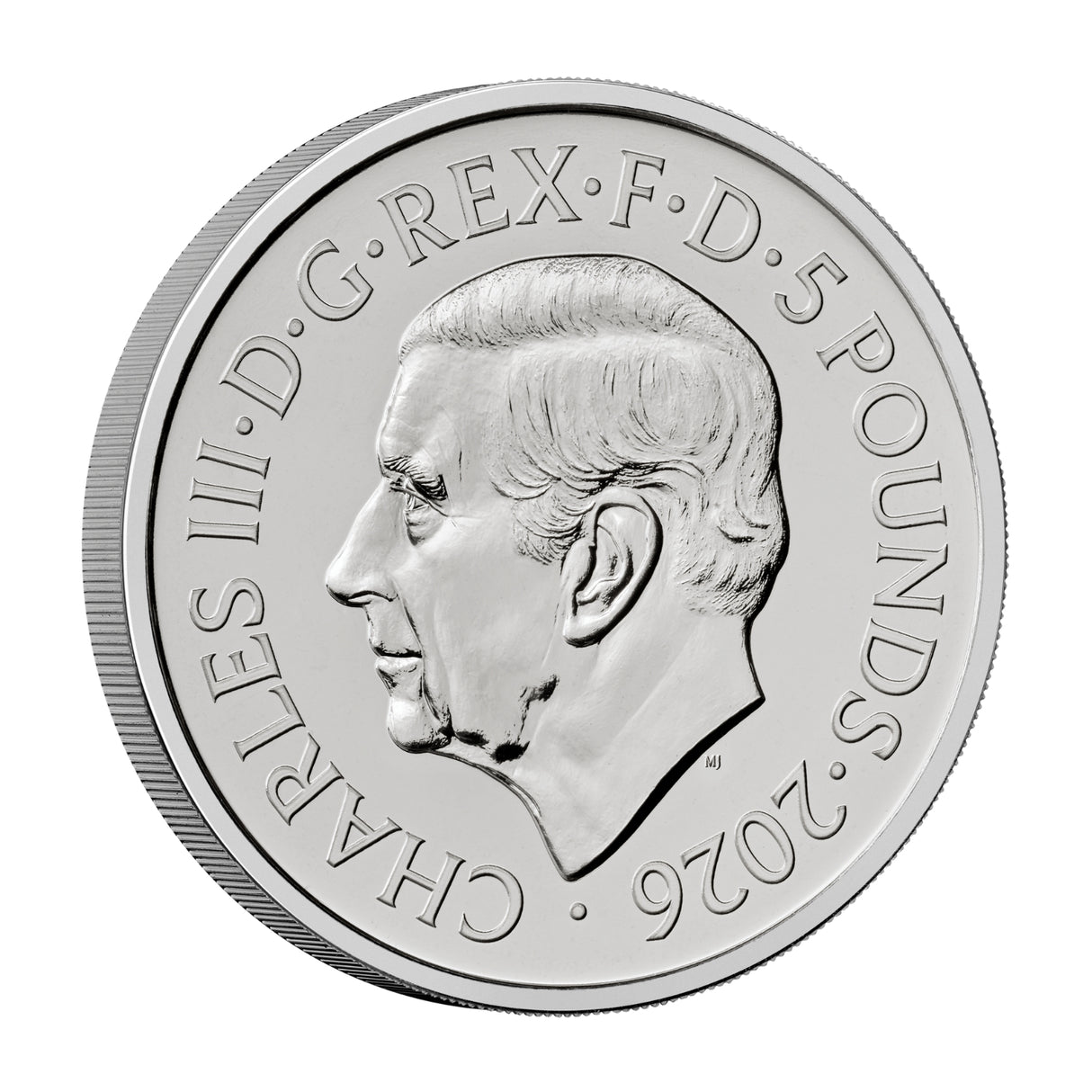 Great Britain Portraits of Queen Elizabeth II 2026 £5 Arnold Machin Cupro-Nickel Brilliant Uncirculated Coin