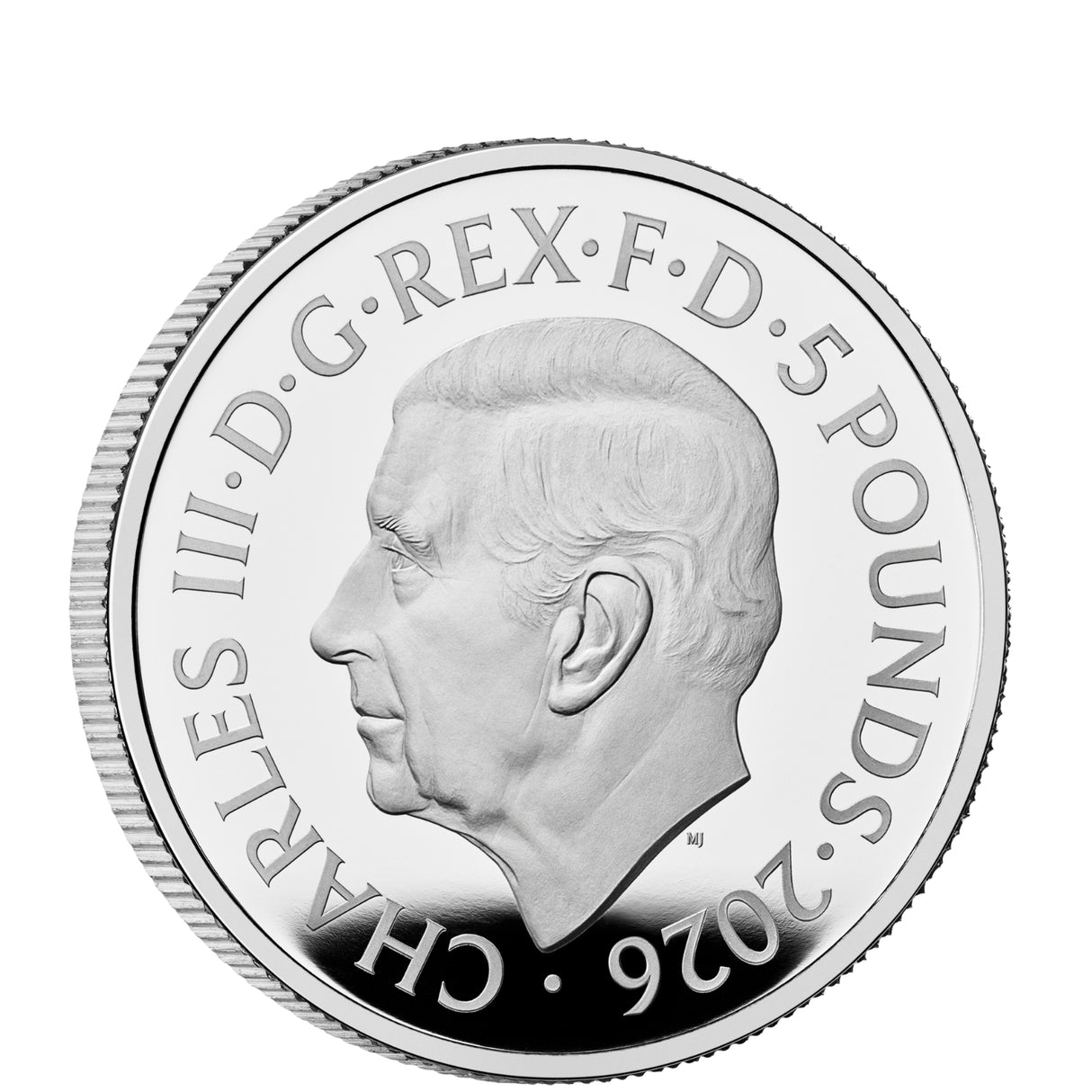 Great Britain Portraits of Queen Elizabeth II 2026 £5 Arnold Machin 1oz Silver Proof Coin