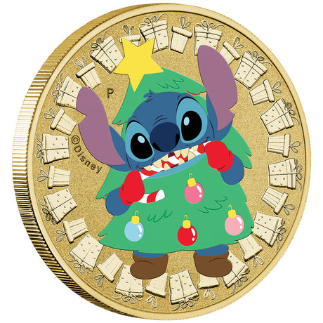 Merry Stitchmas 2025 $1 2-Coin Stamp & Coin Cover