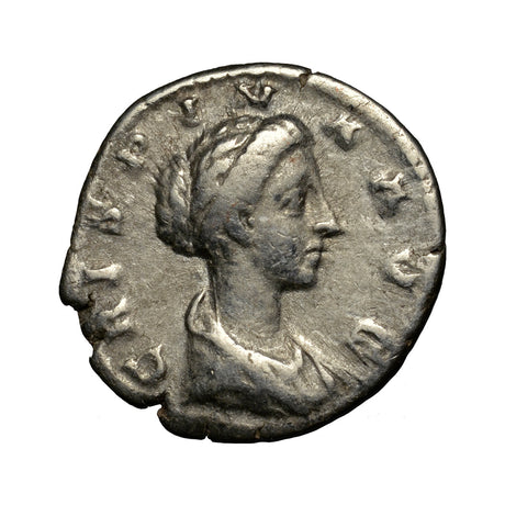 Roman Empire Crispina 164-191AD Silver Denarius Fine-Very Fine