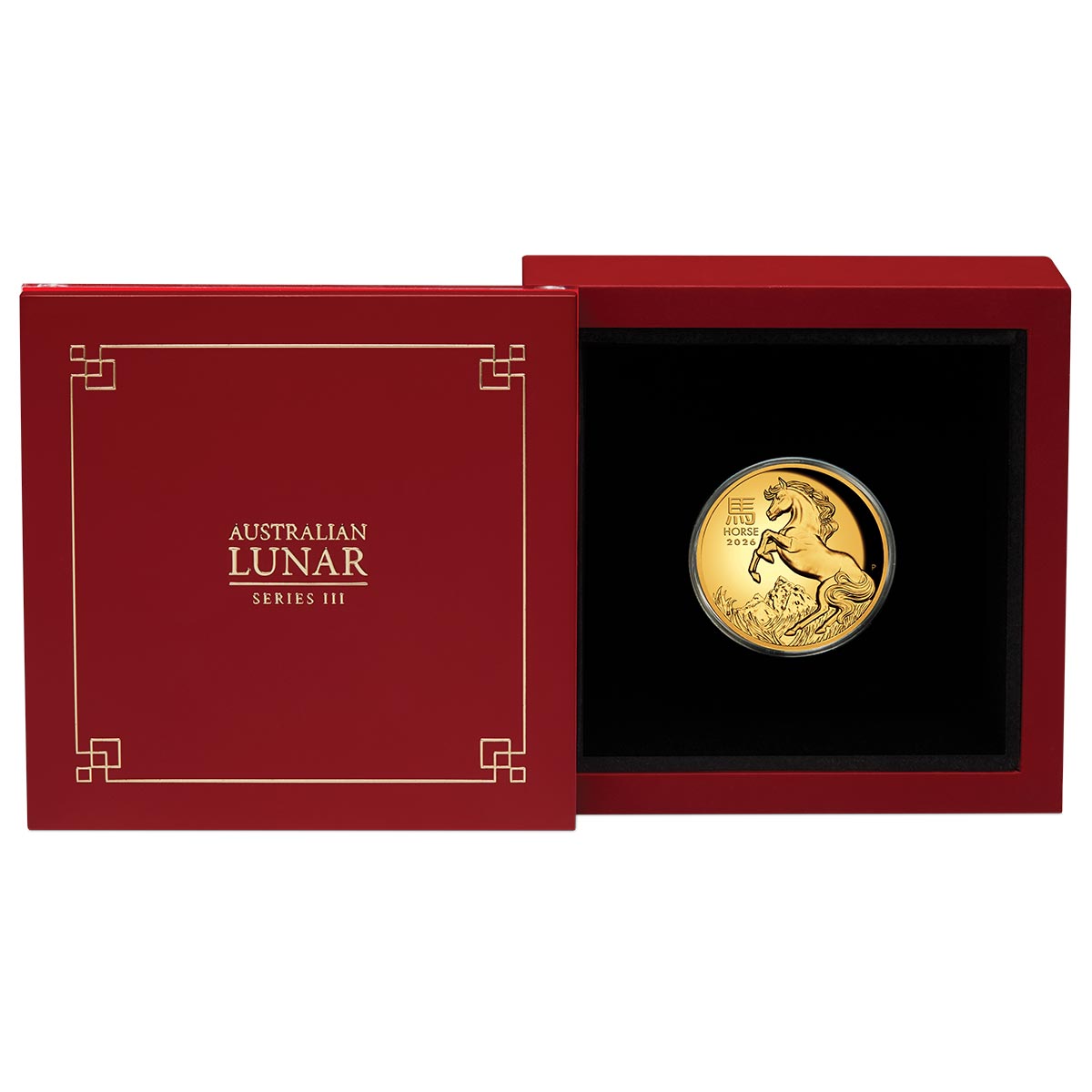 Australia Lunar Year of the Horse 2026 $100 High Relief 1oz Gold Proof Coin