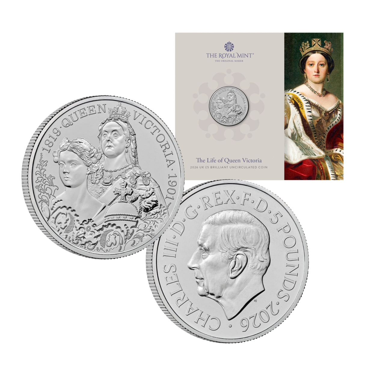 Great Britain The Life of Queen Victoria 2026 £5 Brilliant Uncirculated Cupro-Nickel Coin