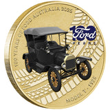 Australia 100 Years of Ford Australia - Model T 2025 $1 Stamp & Coin Cover
