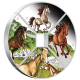 Year of the Horse Quadrant 2026 $1 Colour 1oz Silver Proof 4-Coin Set