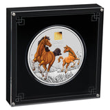 Australia Lunar Year of the Horse 2026 $30 Colour Gold Privymark Kilo Silver Uncirculated Coin