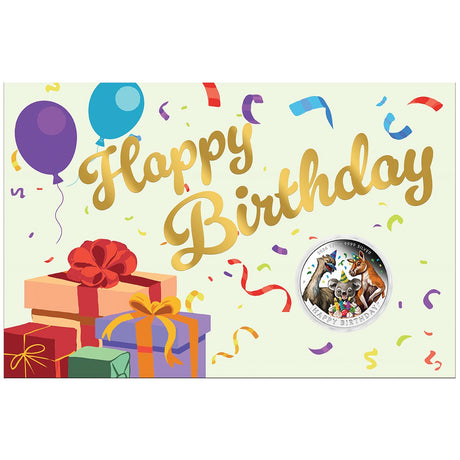 Australia Happy Birthday 2026 50c Colour 1/2oz Silver Proof Coin