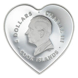 Brilliant Love Blossom 2026 $5 Crystal Colour Silver Proof Coin