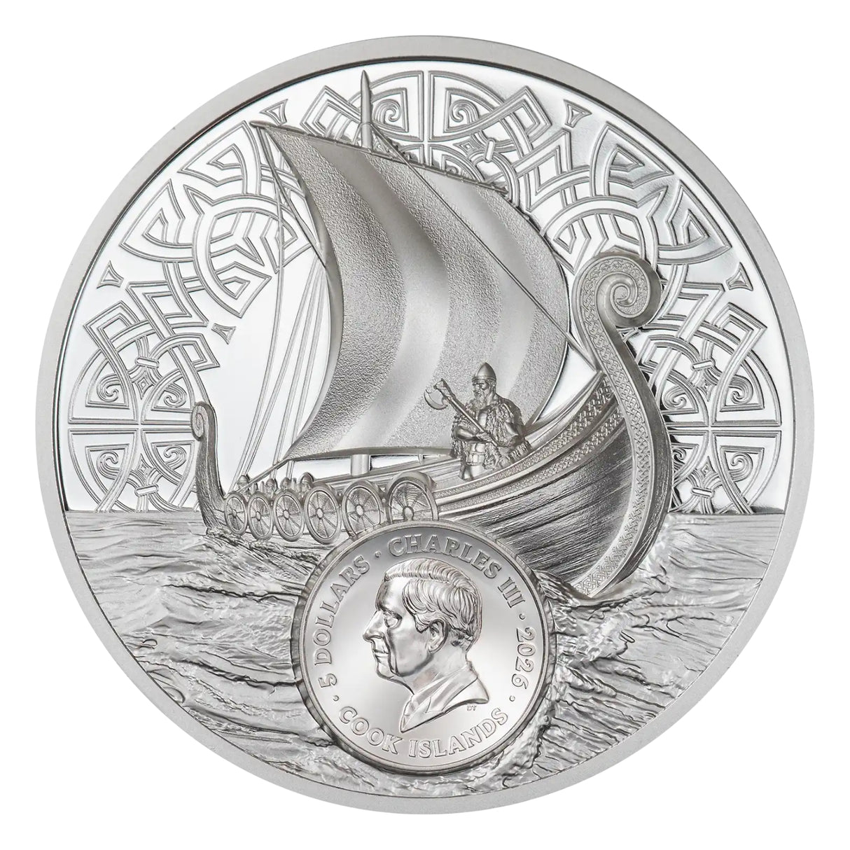 Savage Vikings 2026 $5 Ultra High Relief 1oz Silver Proof Coin