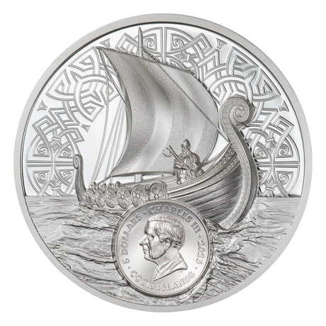 Savage Vikings 2026 $5 Ultra High Relief 1oz Silver Proof Coin