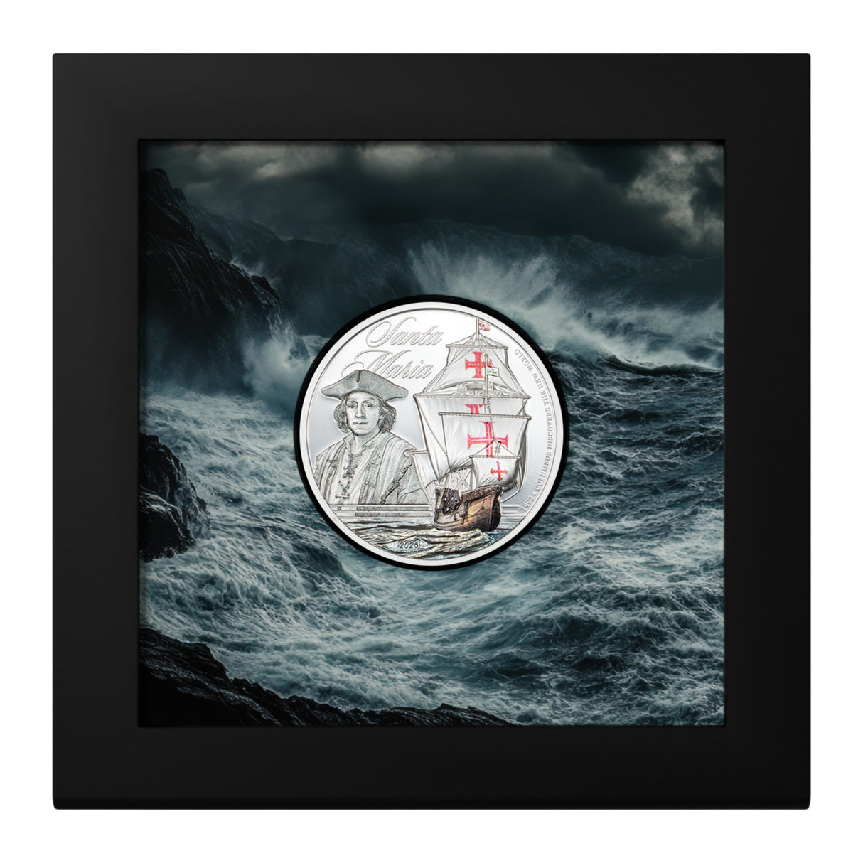 Legends of the Seas - Santa Maria 2026 $5 Ultra High Relief Colour 1oz Silver Proof Coin