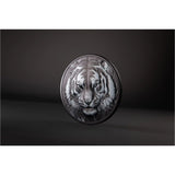 Black & White Tiger 2025 $5 High Relief Obsidian Black 1oz Silver Coin