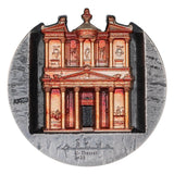 Petra Al-Khazneh 2025 $25 Ultra High Relief 5oz Silver Antique Coin