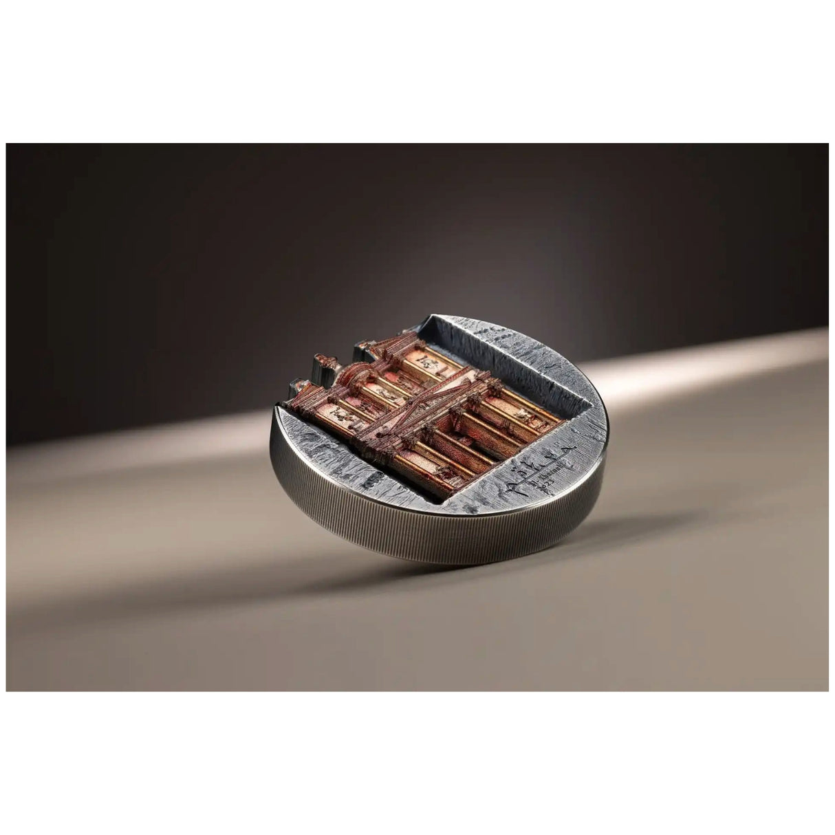 Petra Al-Khazneh 2025 $25 Ultra High Relief 5oz Silver Antique Coin