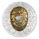 Peter the Great Fabergé Egg 2026 1000T Colour Gold-plated 2oz Silver Proof Coin
