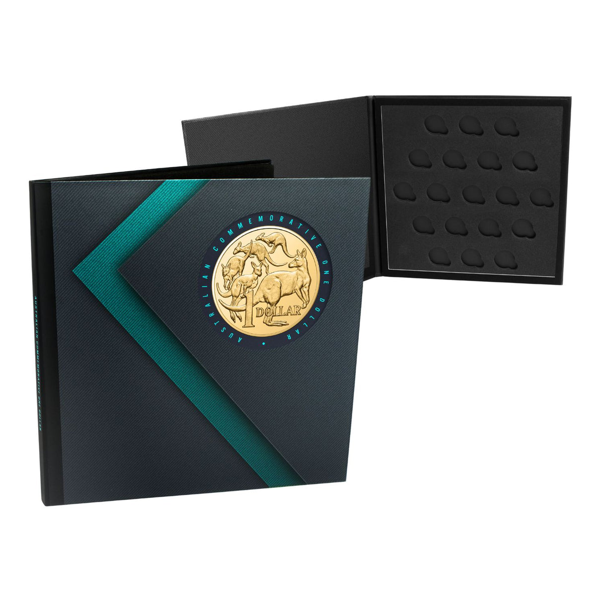 Australian $1 Circulating Commemorative Coin Folder (19 holes)