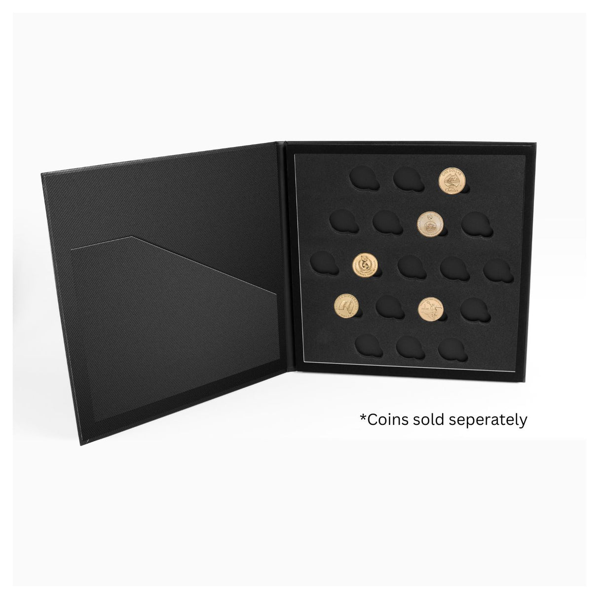 Australian $1 Circulating Commemorative Coin Folder (19 holes)
