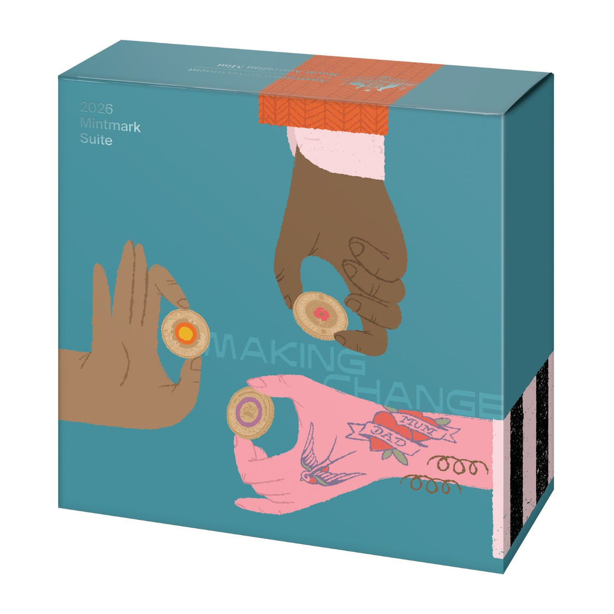 Australia 60th Anniversary of Decimal Currency 2026 $1 C Mintmark Silver Proof Coin