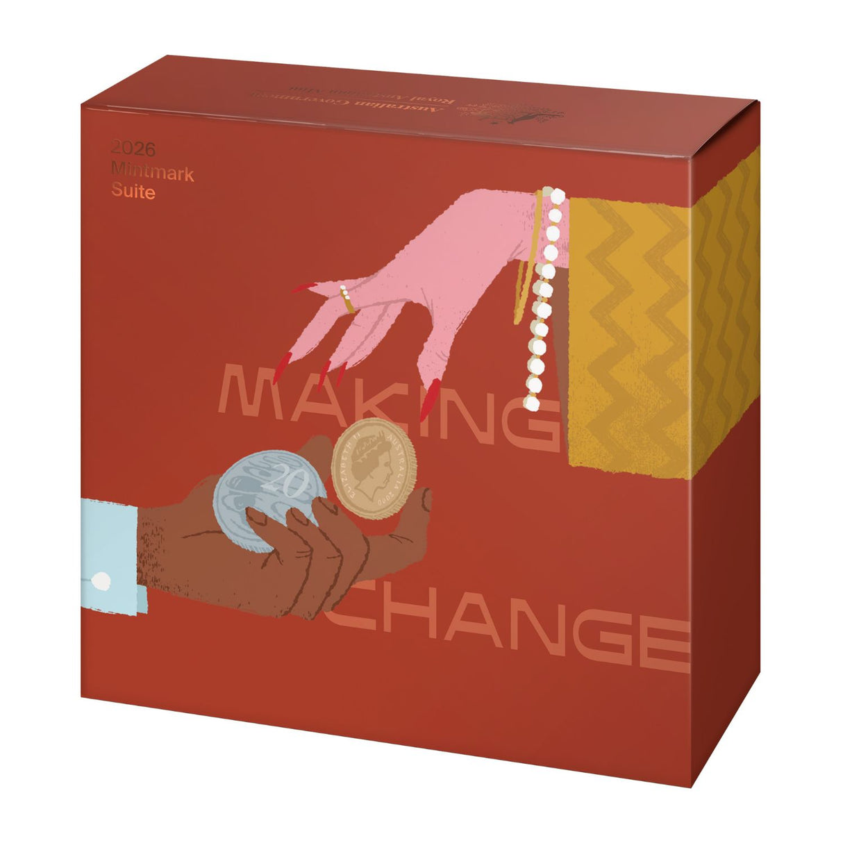 Australia 60th Anniversary of Decimal Currency 2026 $10 C Mintmark Gold Proof Coin