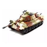 Model Brick Set Army Battle Of Budapest - The King Tiger Heavy Tank (930 Pieces)