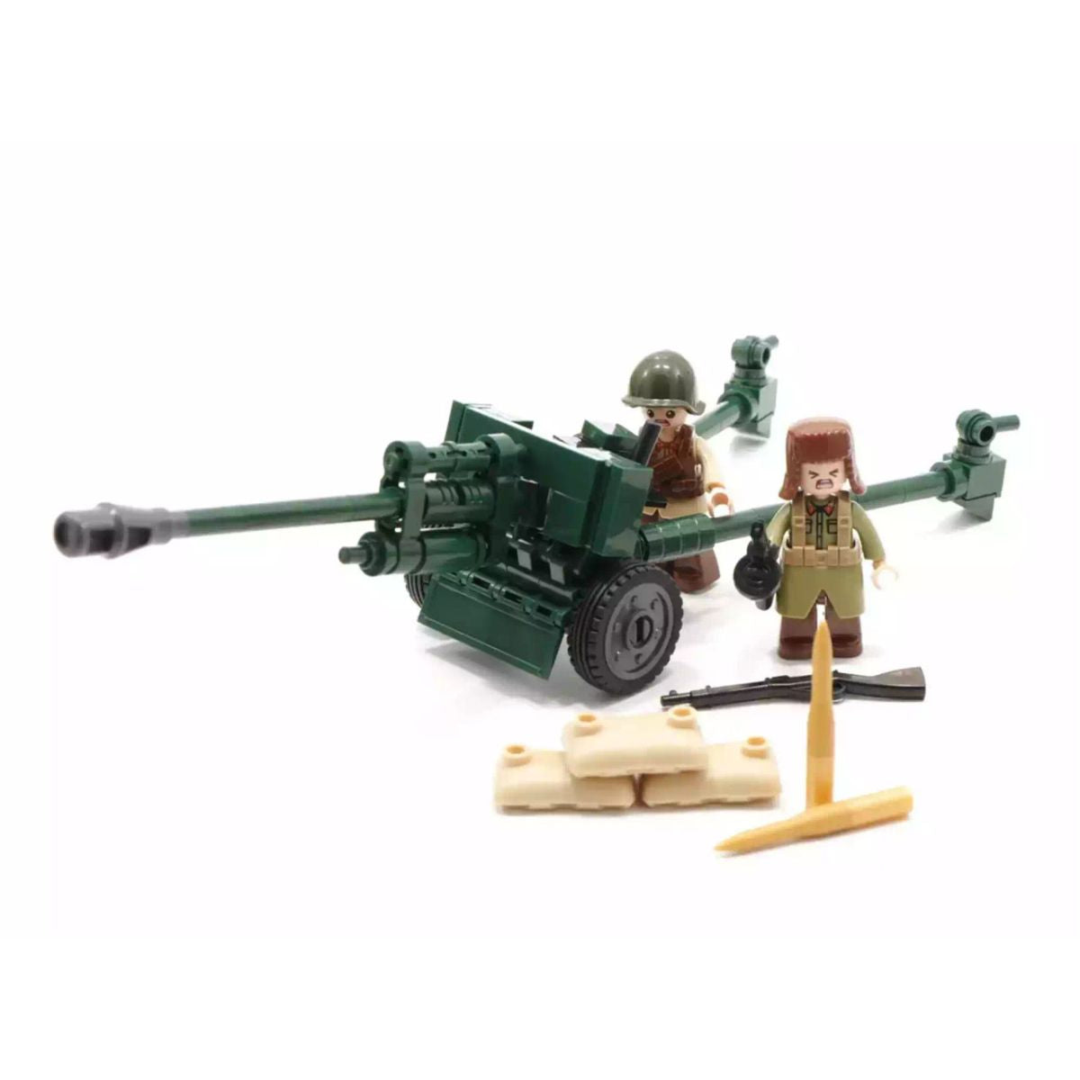 Model Brick Set Army Battle Of Budapest - The King Tiger Heavy Tank (930 Pieces)