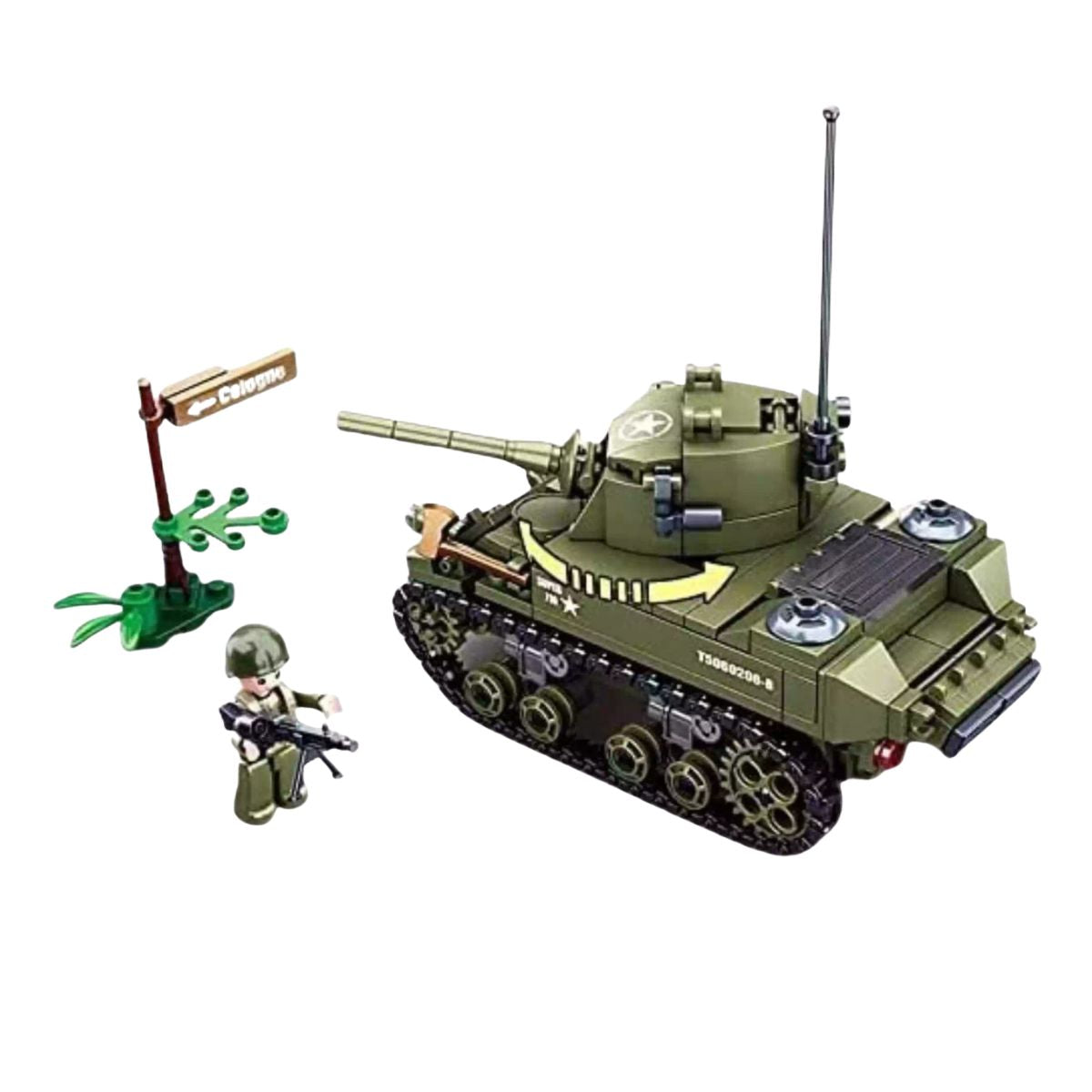 Model Brick Set M5 Light Tank (344 Pieces)