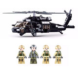 Model Bricks Helicopter Black Hawk 692 Pcs