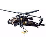 Model Bricks Helicopter Black Hawk 692 Pcs