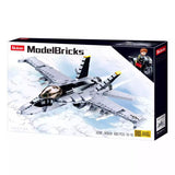 Model Brick Set Model Bricks F/A 18e Super Bumblebee (682 Pieces)
