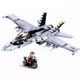 Model Brick Set Model Bricks F/A 18e Super Bumblebee (682 Pieces)