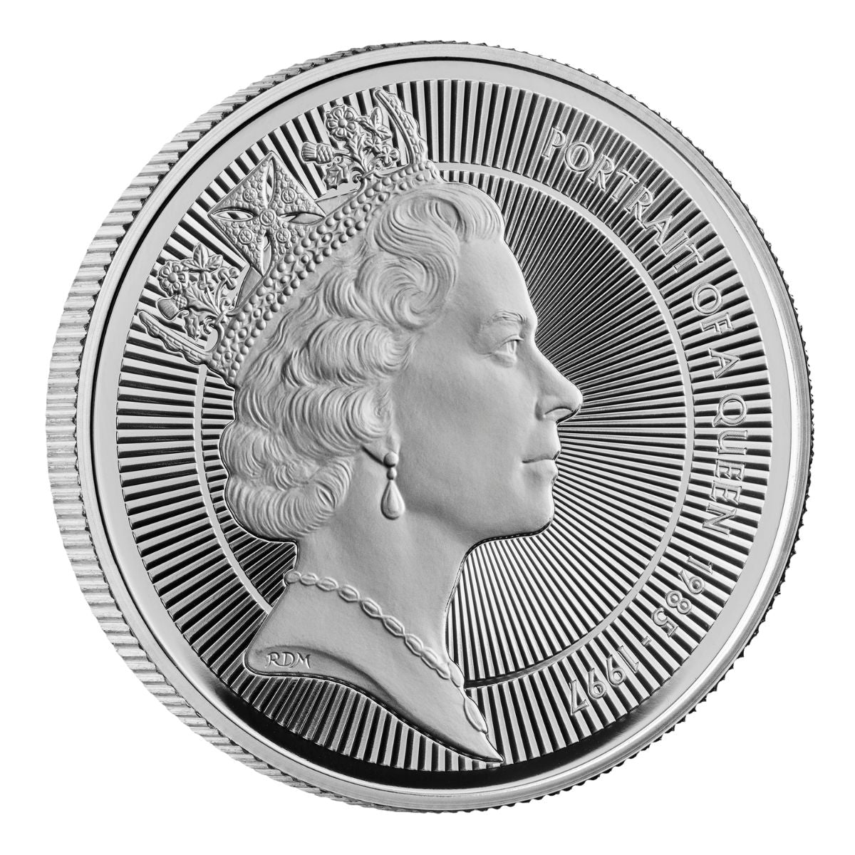 Great Britain Portraits of Queen Elizabeth II 2026 £5 Raphael Maklouf 1oz Silver Proof Coin