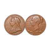 Great Britain Queen Victoria 1897 Diamond Jubilee Bronze Medal Extremely Fine