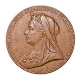 Great Britain Queen Victoria 1897 Diamond Jubilee Bronze Medal Extremely Fine