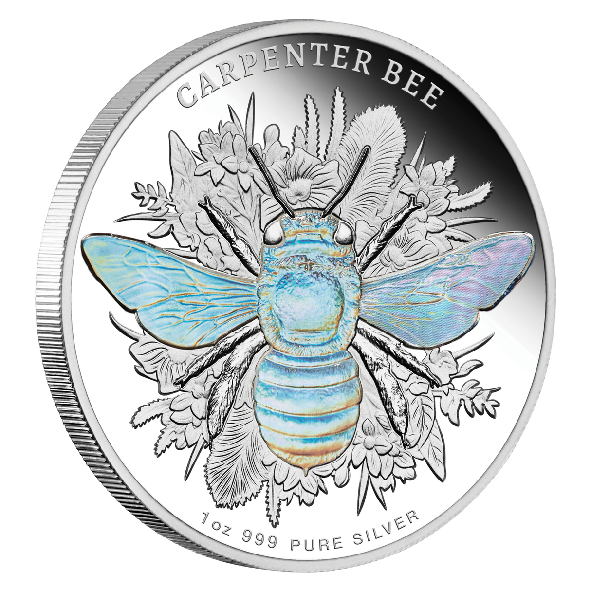 Australian Native Bees 2026 $2 Carpenter Bee Hologram 1oz Silver Proof Coin