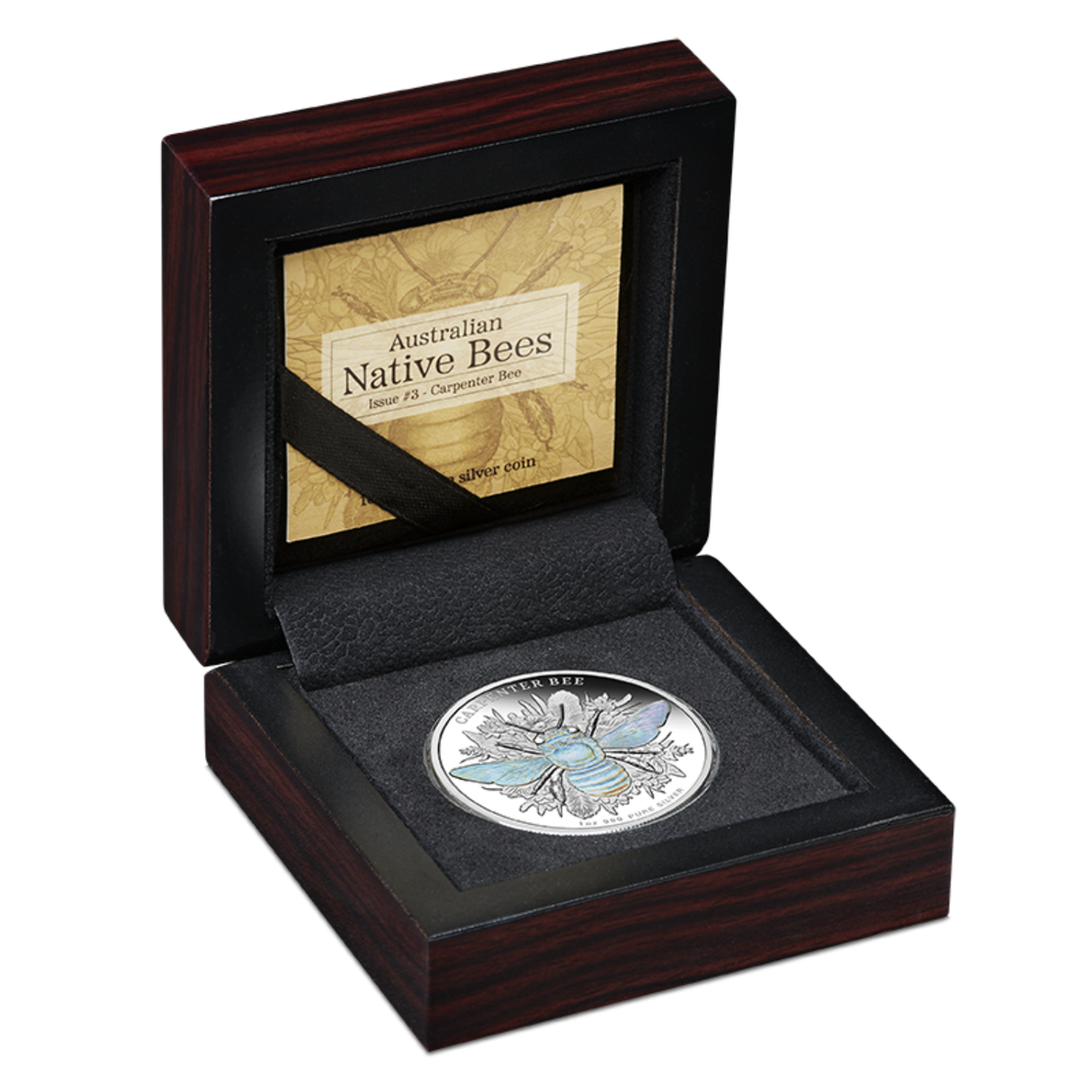 Australian Native Bees 2026 $2 Carpenter Bee Hologram 1oz Silver Proof Coin