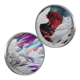 Blood Moon 2026 & Mother-of-Pearl Clouds 2025 $1 1oz Silver Proof 2-Coin Bundle