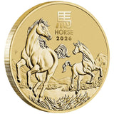 Lunar Year of the Horse 2026 $1 Stamp & Coin Cover