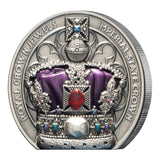 Royal Crown Jewels 2026 $5 Imperial State Crown Ultra High Relief 2oz Silver Antique Coin