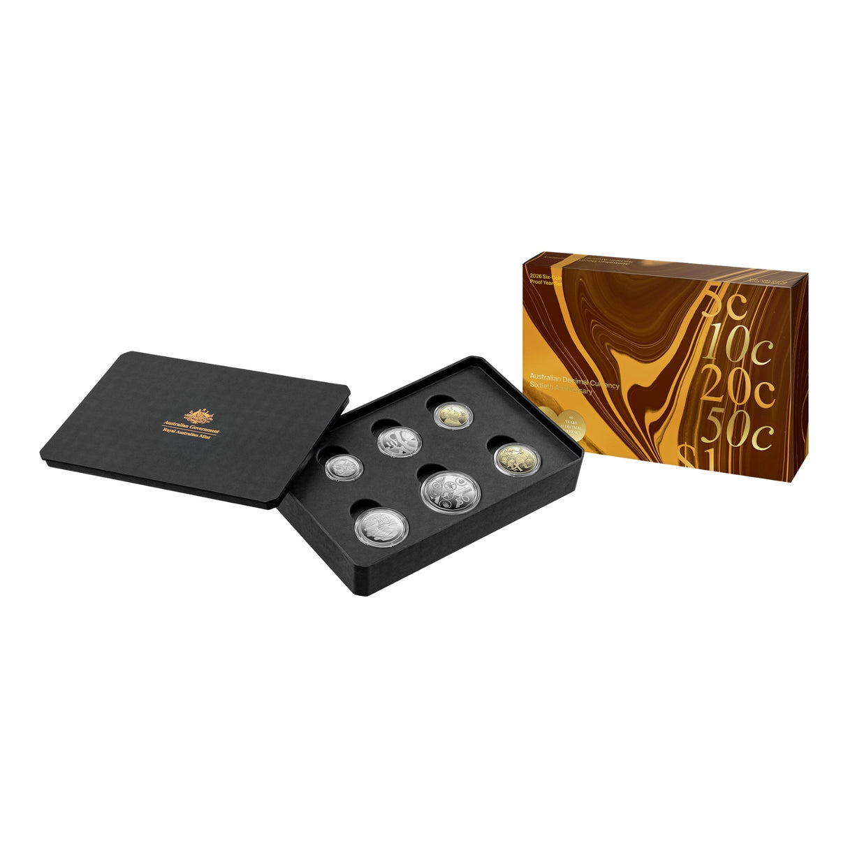 Australia Decimal Currency 60th Anniversary 2026 6-Coin Proof Set