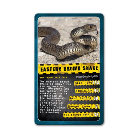 Deadliest Down Under Top Trumps