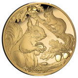Squirrels 2026 $100 1oz Gold Proof Coin
