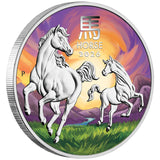Australia ANDA Melbourne Money Expo 2026 $1 Year of the Horse Colour 1oz Silver Uncirculated Coin