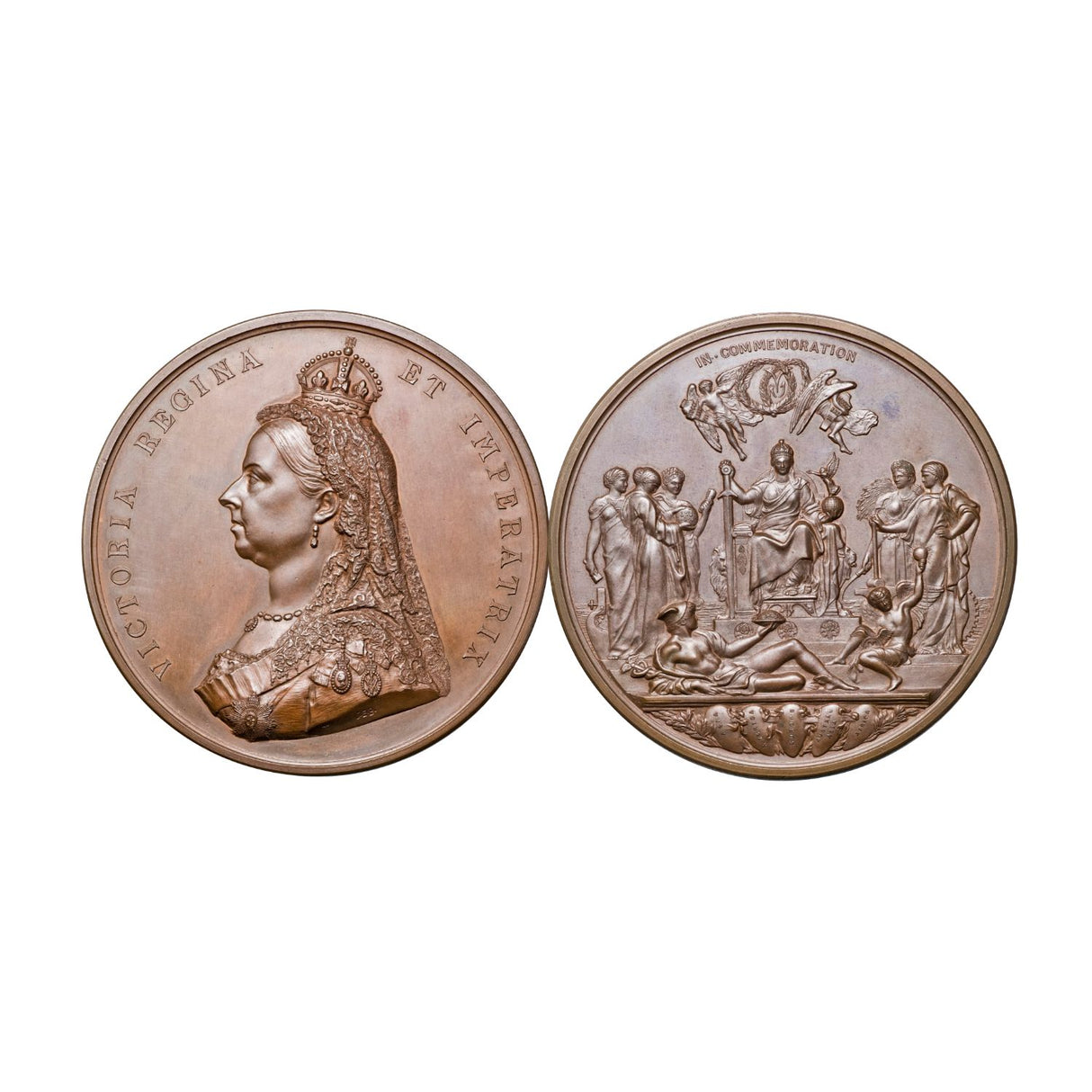 Great Britain Queen Victoria 1887 Golden Jubilee Medal FDC