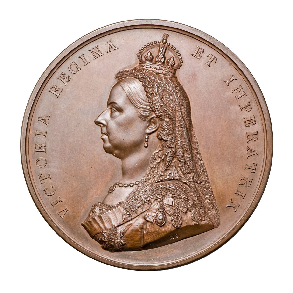 Great Britain Queen Victoria 1887 Golden Jubilee Medal FDC