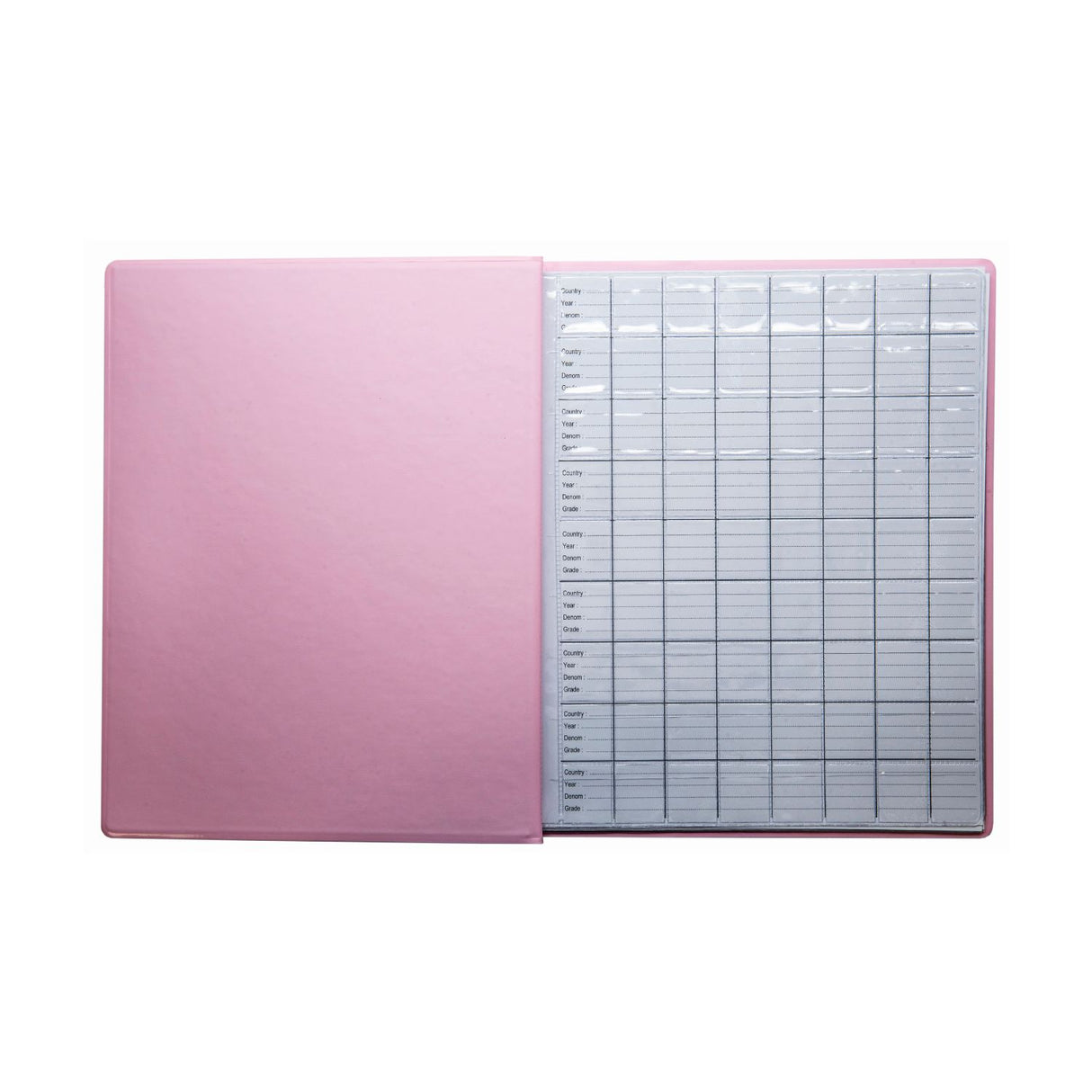 VST 6-Page Coin Album Peony Pink
