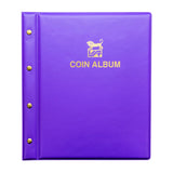 VST 6-Page Coin Album Hot Purple