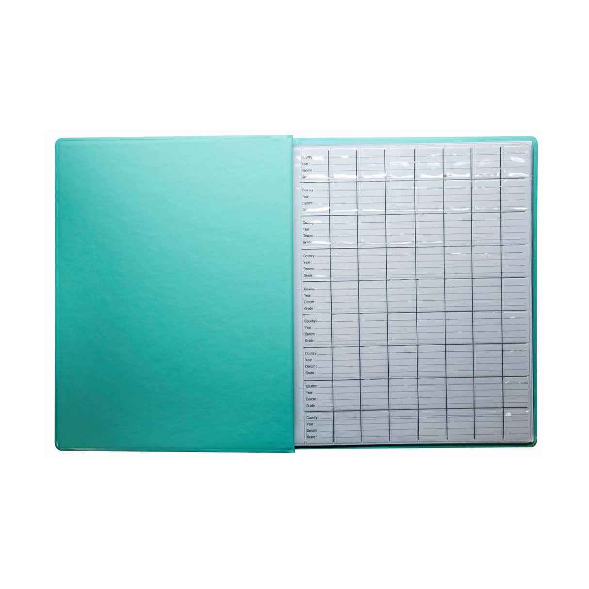 VST 6-Page Coin Album Cool Aqua