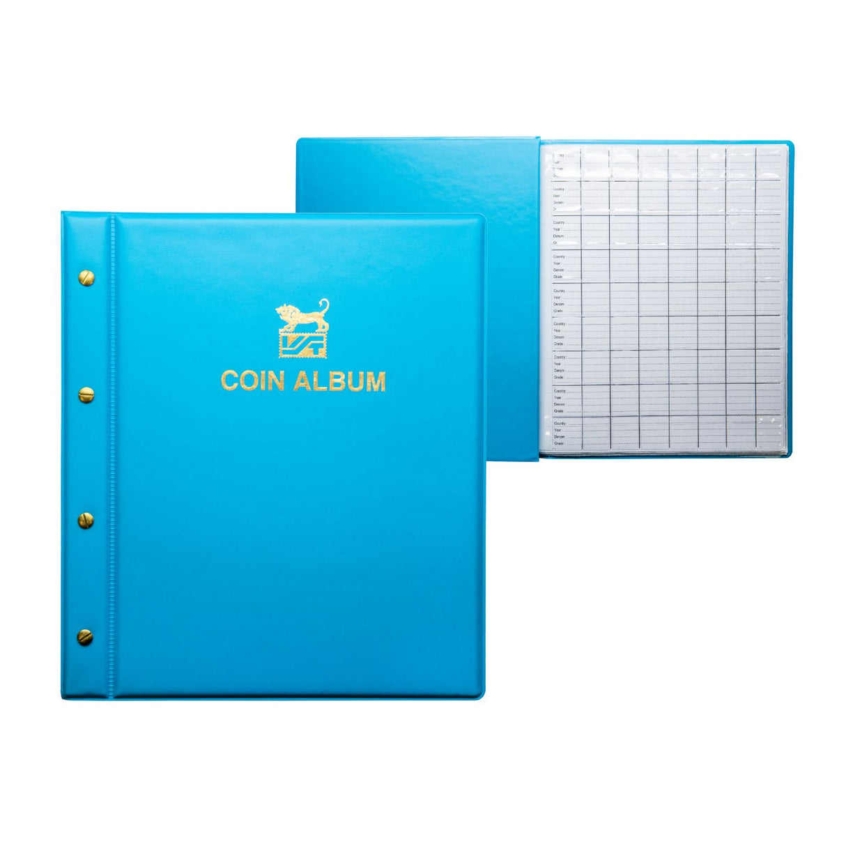 VST 6-Page Coin Album Cool Blue