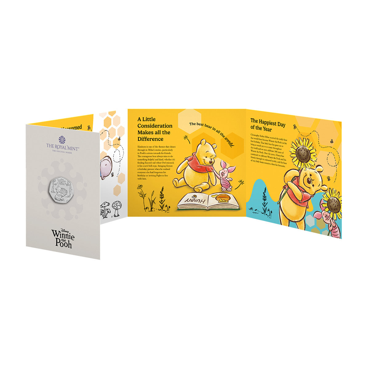 Great Britain Winnie the Pooh 100th Anniversary 2026 50p Cupro-Nickel Brilliant Uncirculated Coin